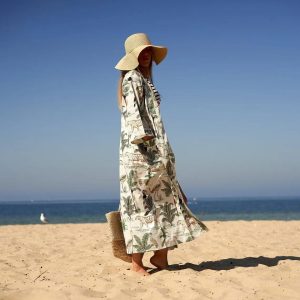 Kimono Caftano in Cotone